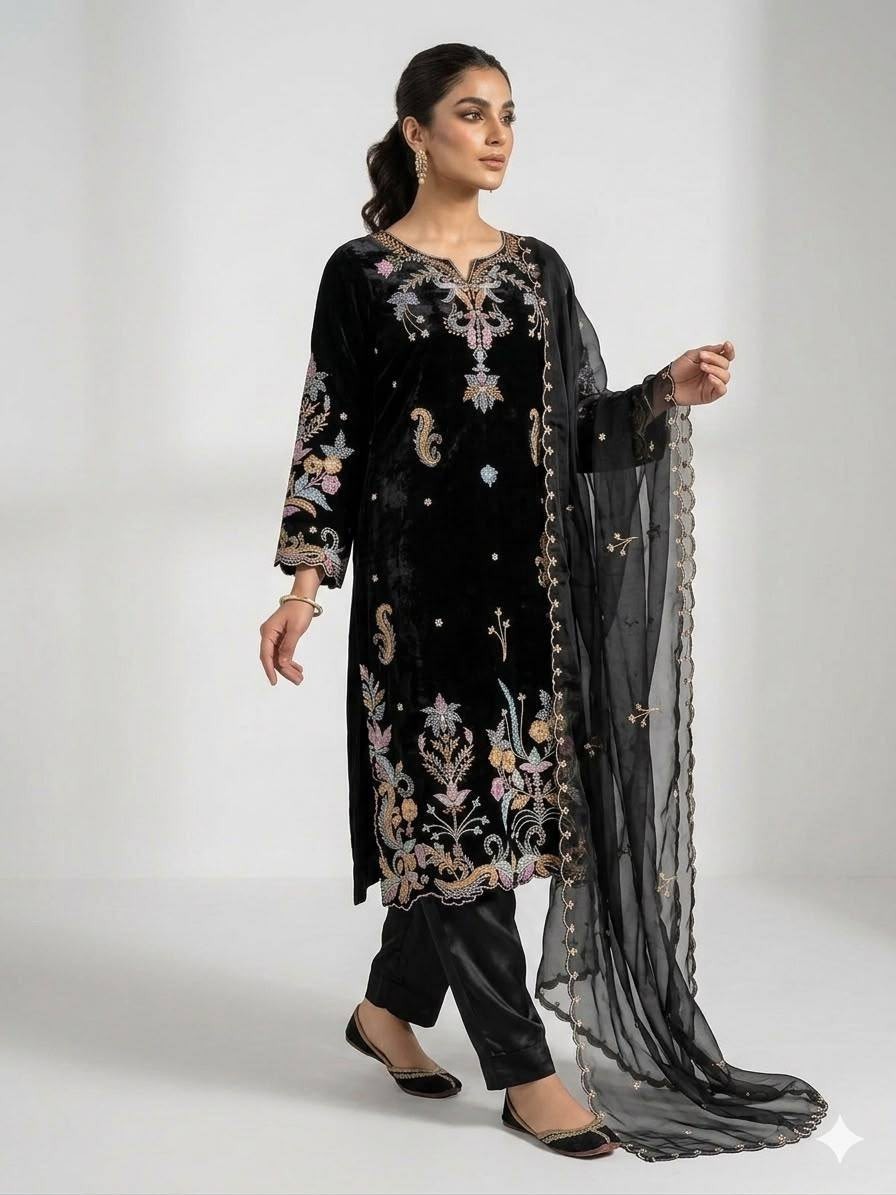 LG-2124 Premium Designer Wedding Wear Set