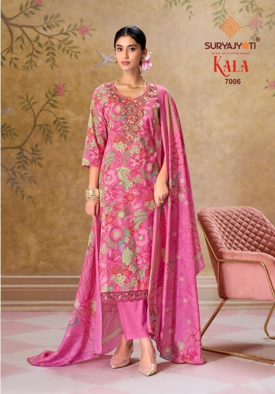 Suryajyoti Kala Vol-7 Fully Stitched Cotton Suit Set