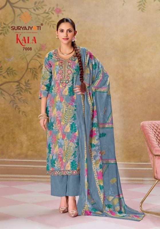 Suryajyoti Kala Vol-7 Fully Stitched Cotton Suit Set