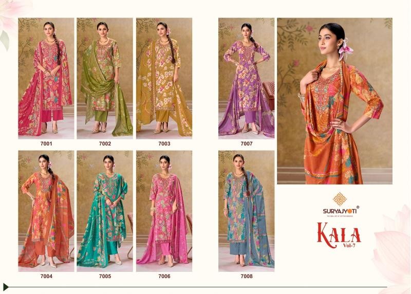 Suryajyoti Kala Vol-7 Fully Stitched Cotton Suit Set
