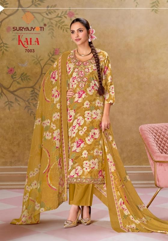 Suryajyoti Kala Vol-7 Fully Stitched Cotton Suit Set