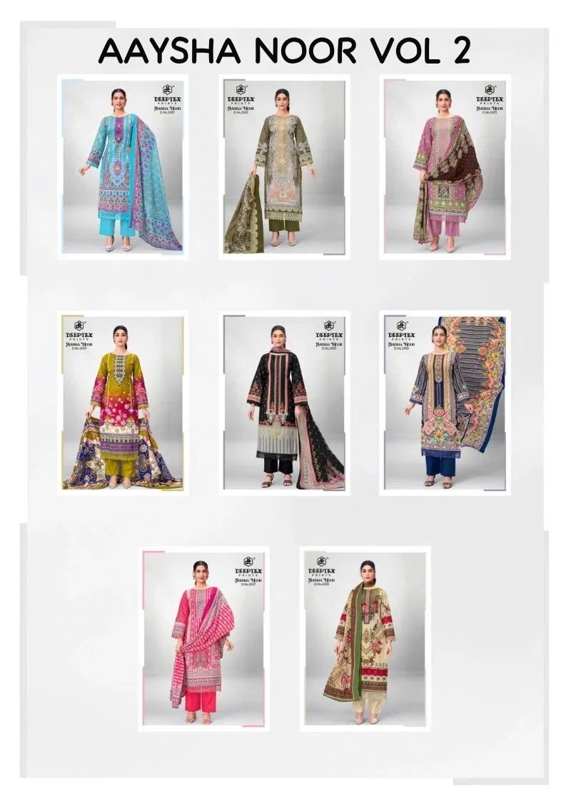 DEEPTEX Aaysha Noor Vol-2 Designer Dress Material