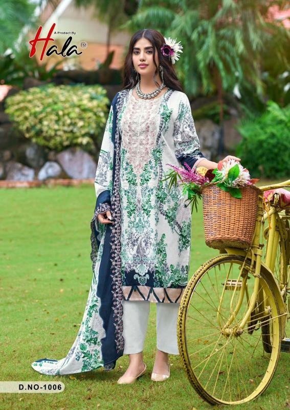 HALA Needle Wonder Premium Lawn Cotton Suit Set