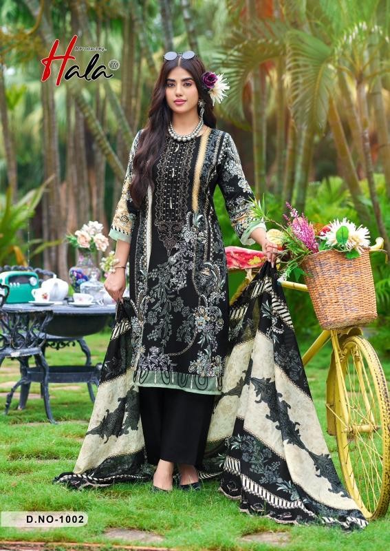 HALA Needle Wonder Premium Lawn Cotton Suit Set