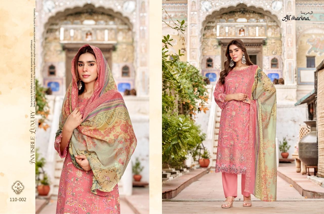 ALMARINA Chikankari Vol-6 Luxury Lawn Cotton Suit