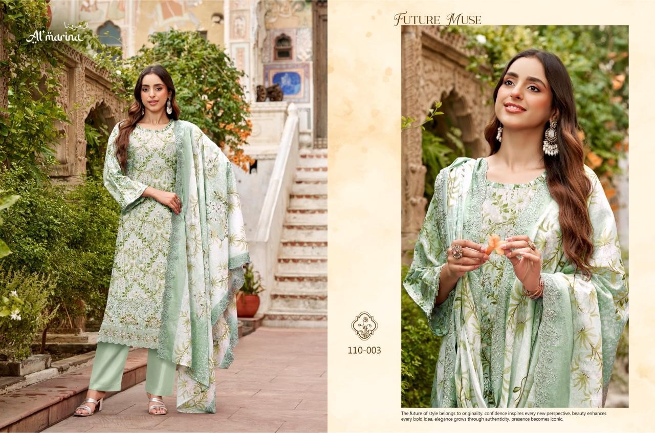 ALMARINA Chikankari Vol-6 Luxury Lawn Cotton Suit