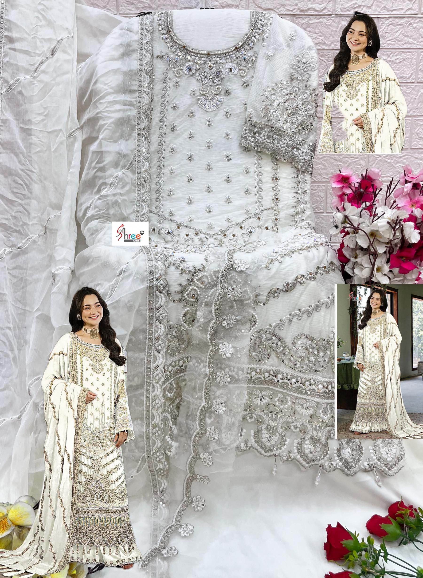 SF-5627 Premium Hand Khatli Designer Suit