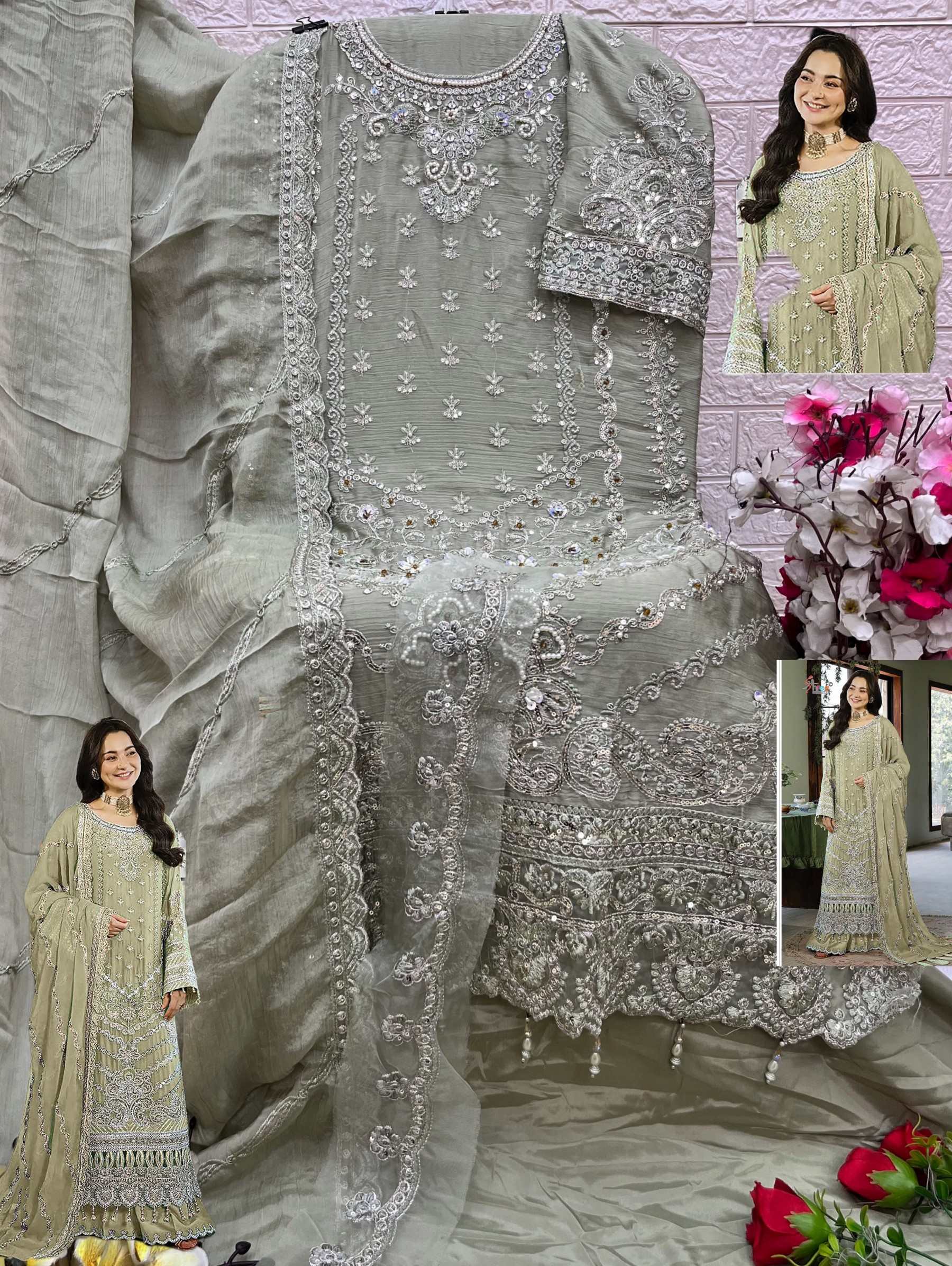 SF-5627 Premium Hand Khatli Designer Suit
