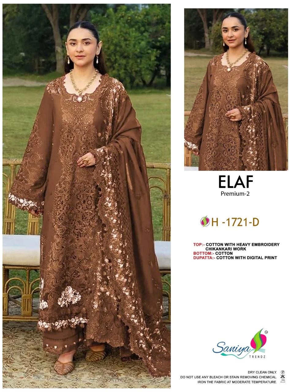 Saniya Trendz ELAF Premium-2 Design 1721