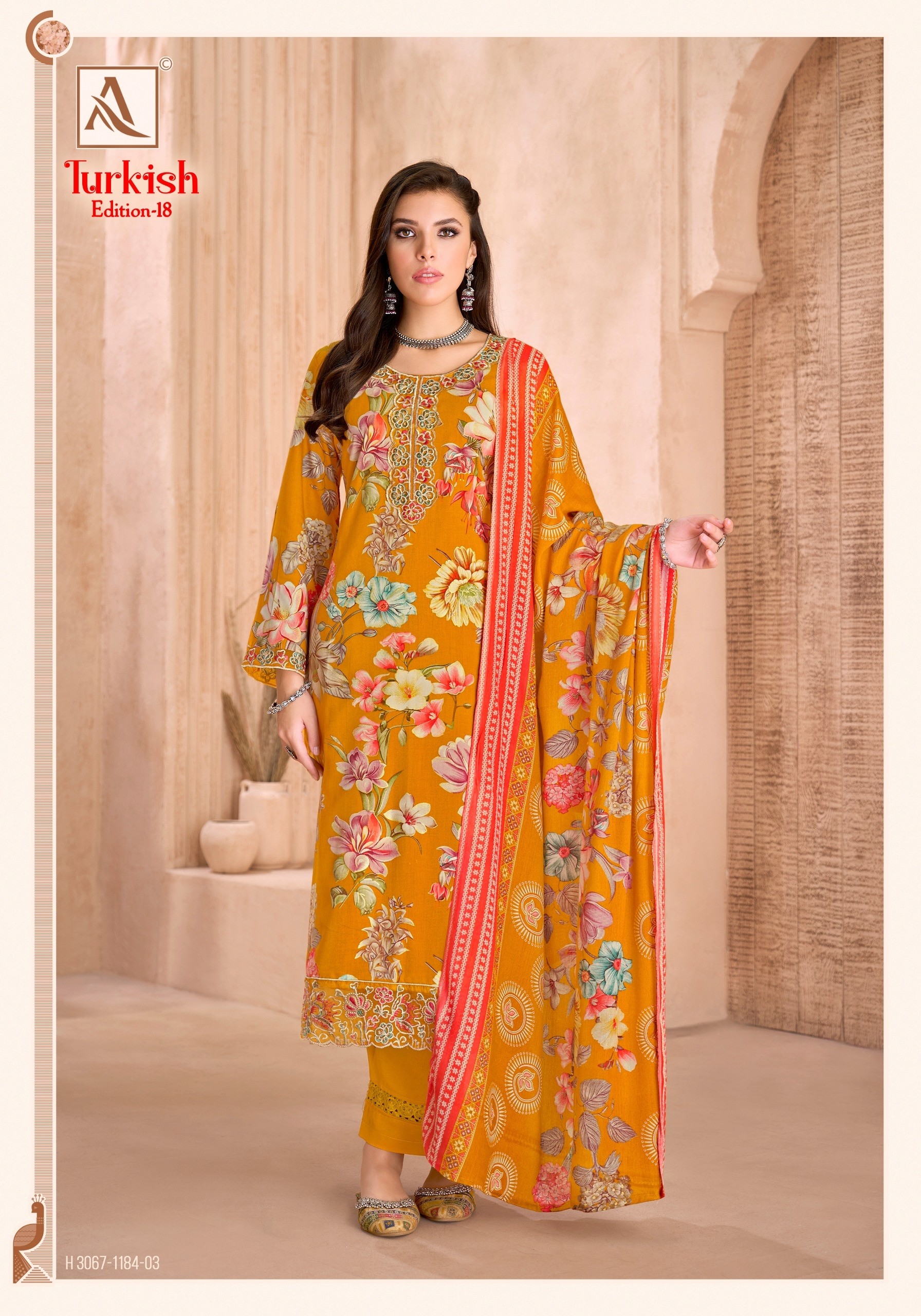 Alok Suit Turkish-18 Designer Viscose Rayon Suit