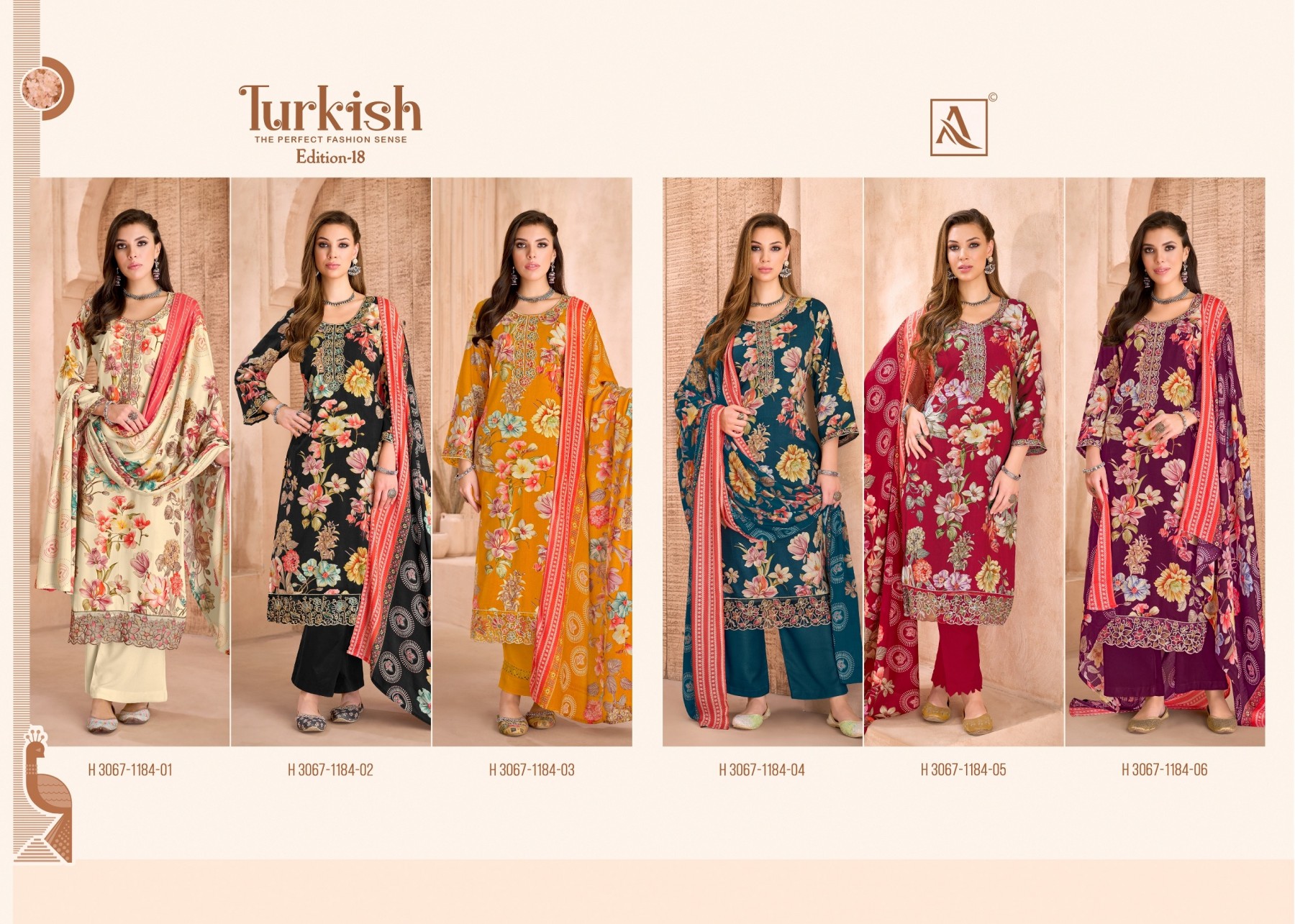 Alok Suit Turkish-18 Designer Viscose Rayon Suit