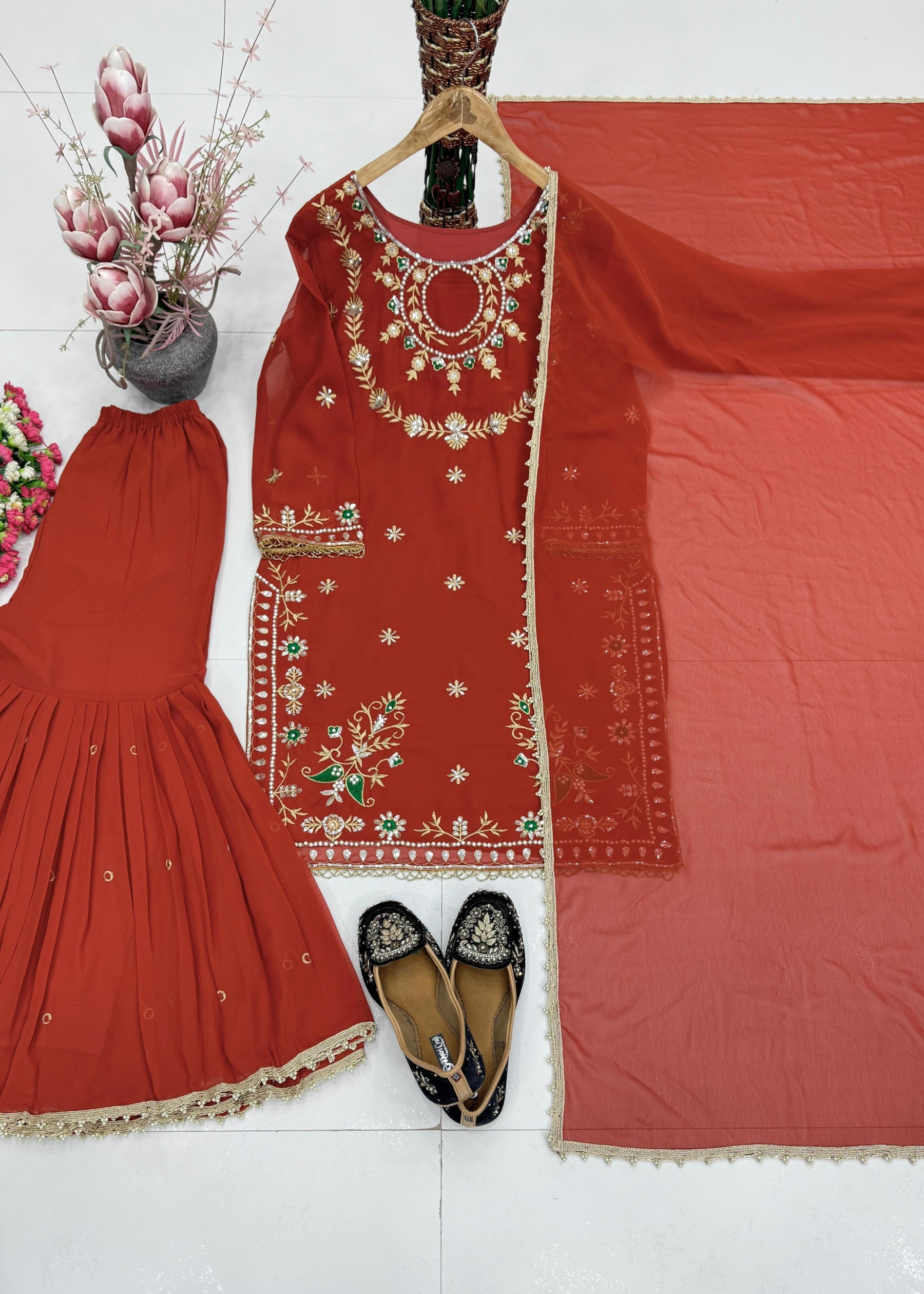 Premium Designer Collection | Pearl Moti Hand Work | Ready to Wear
