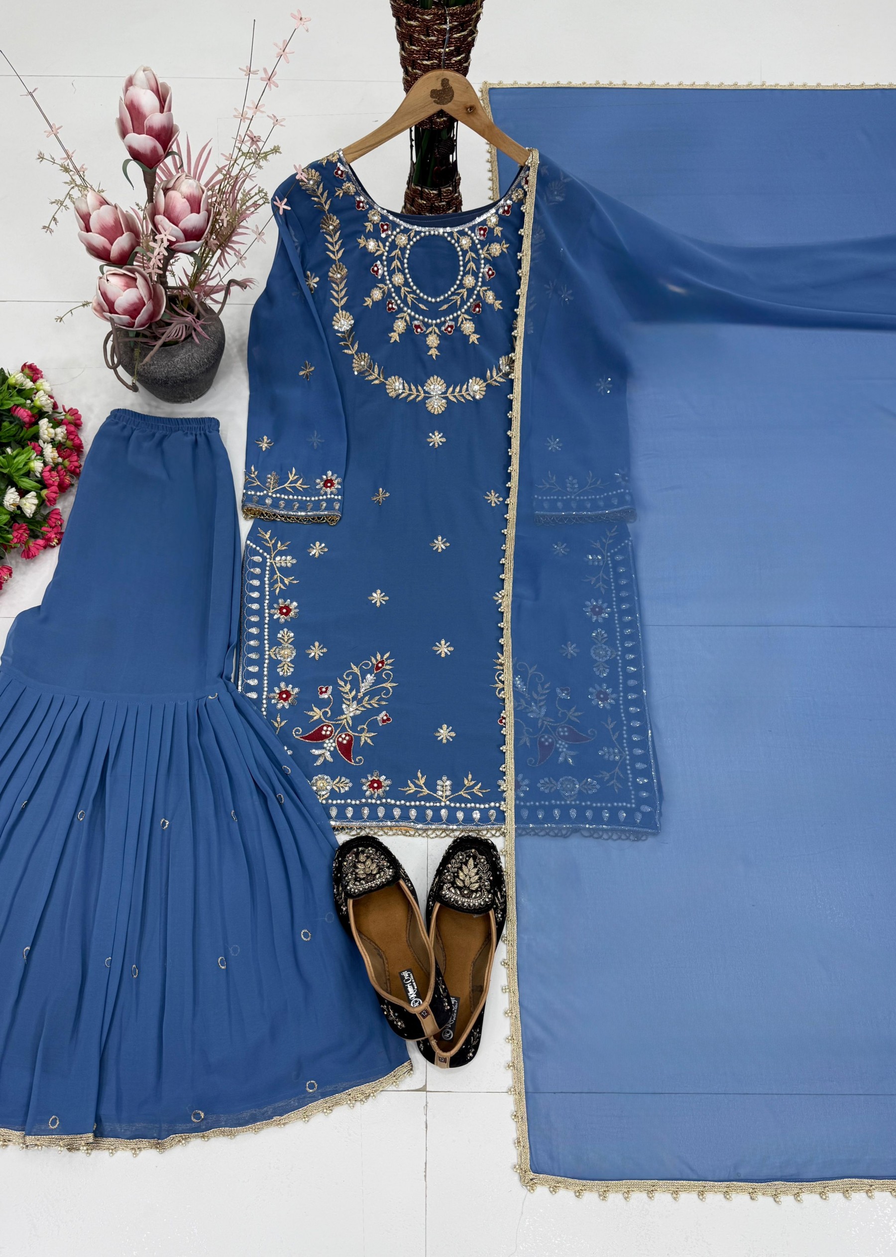 Premium Designer Collection | Pearl Moti Hand Work | Ready to Wear