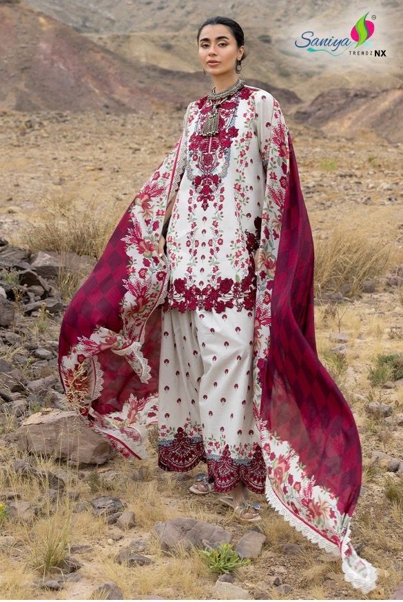 Saniya Trendz NX | Cotton Chikankari Collection | New Colour