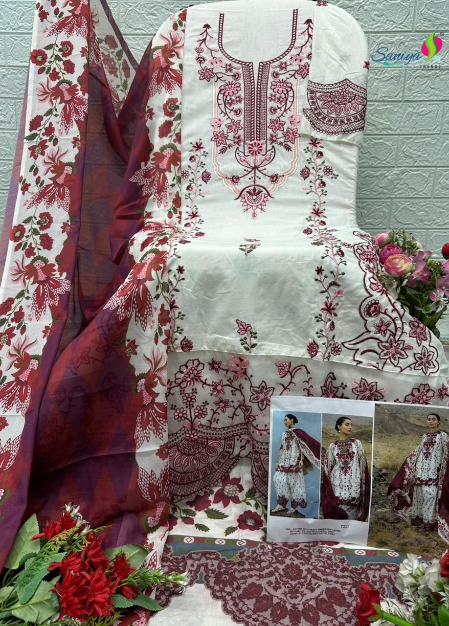 Saniya Trendz NX | Cotton Chikankari Collection | New Colour