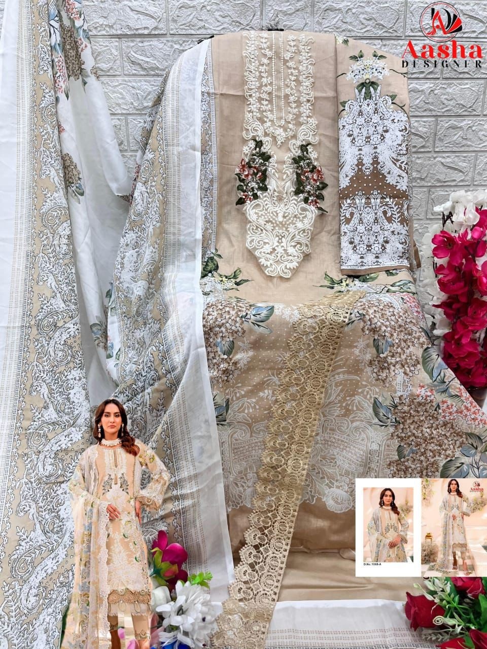 Aasha Designer | Needle Wonder Vol-7 | Lawn Collection | Restock