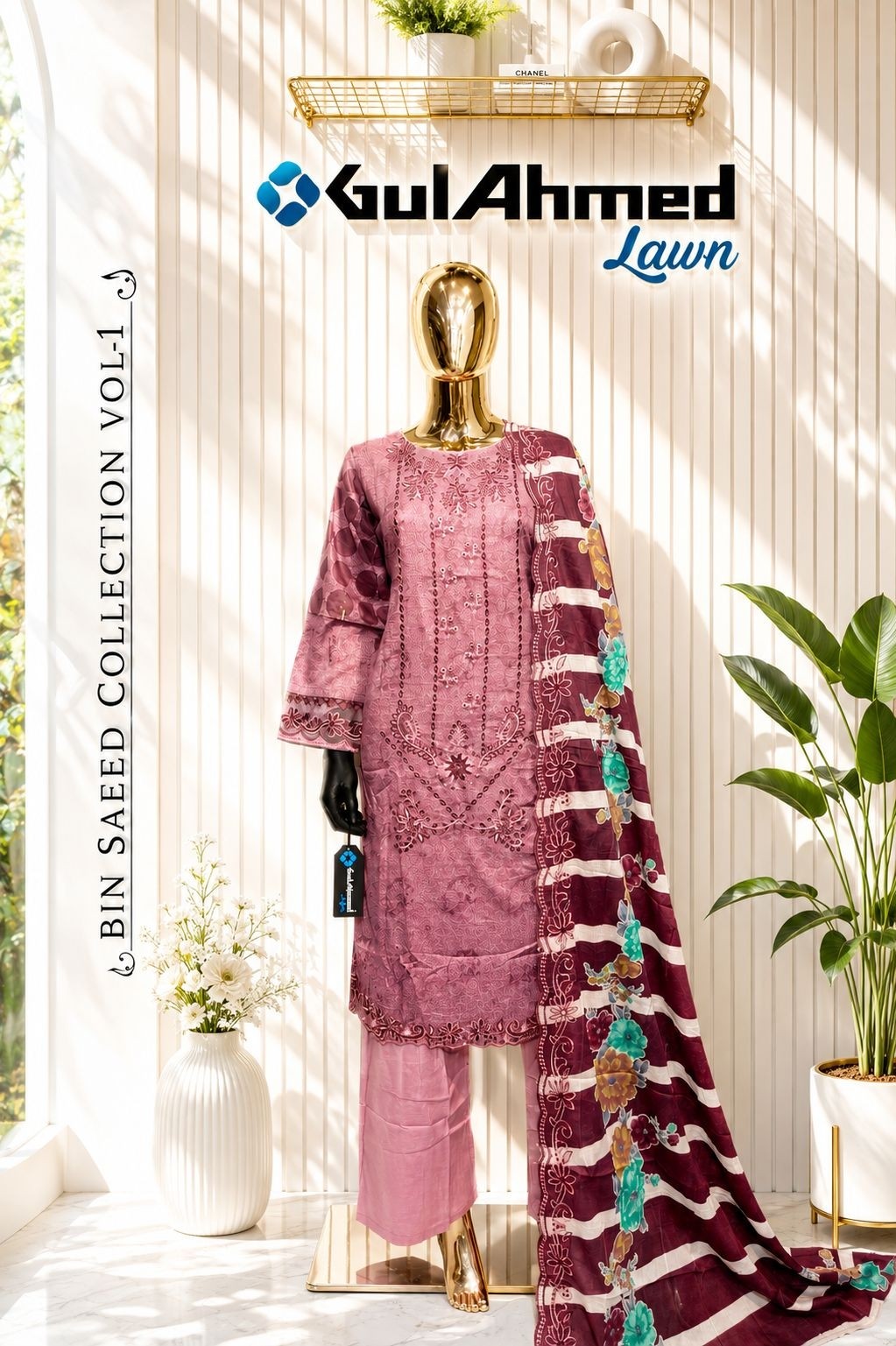 GulAhmed Bin Saeed | Vol-1 | Pakistani Embroidered | Ready to Wear