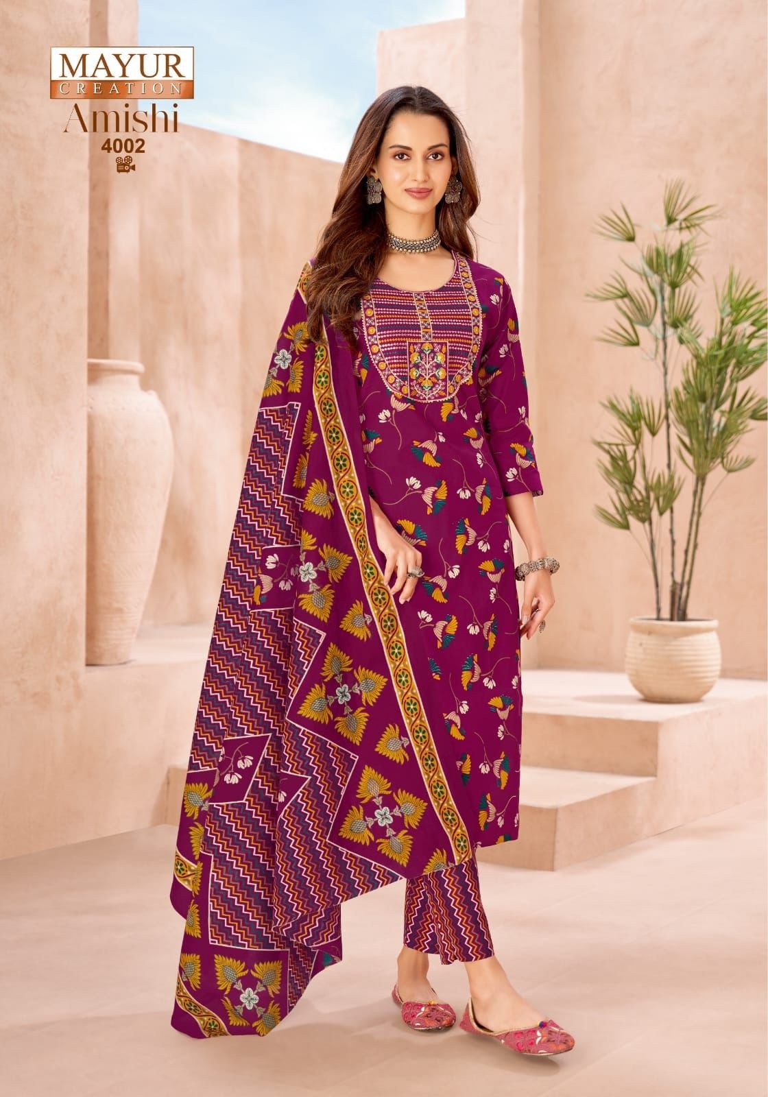Mayur Creation | Amishi Vol-4 | Pure Cotton | Ready-to-Wear