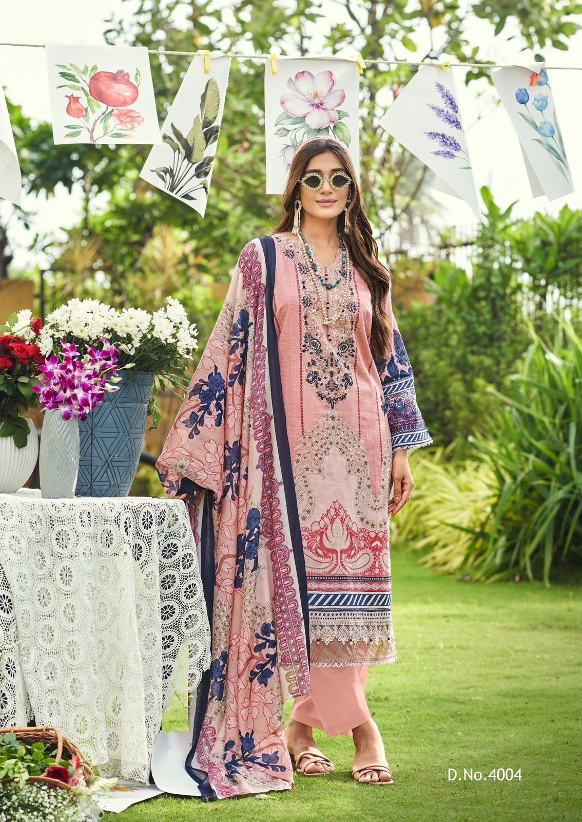 Jazmin Vol-4 – Lawn Cotton Embroidered Collection