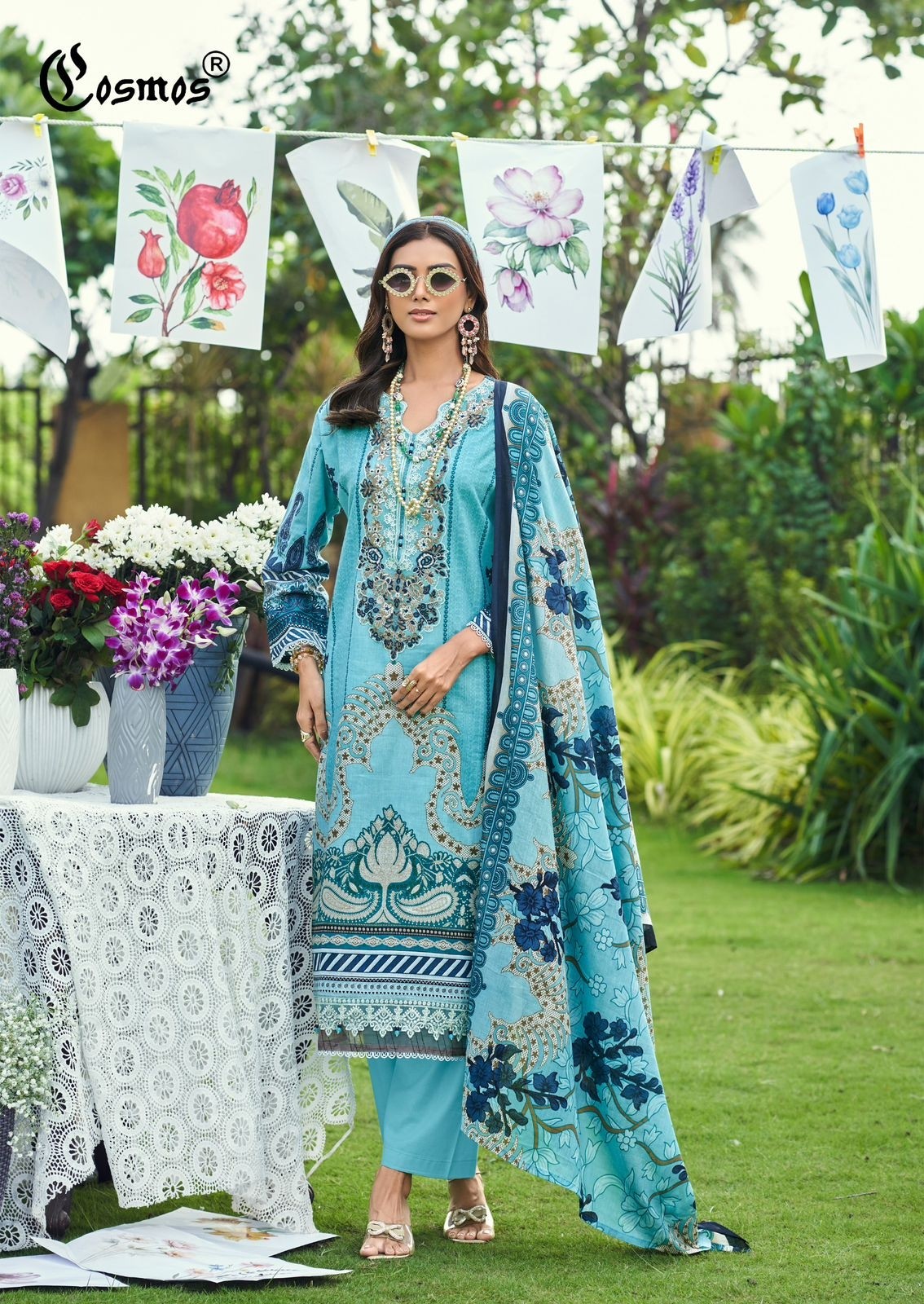 Jazmin Vol-4 – Lawn Cotton Embroidered Collection