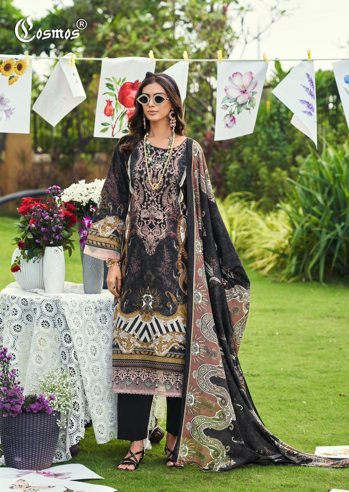Jazmin Vol-4 – Lawn Cotton Embroidered Collection