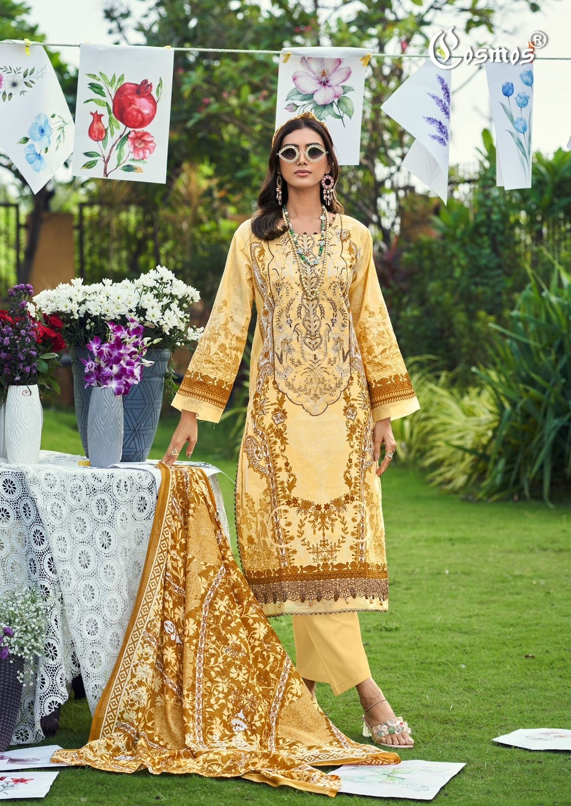 Jazmin Vol-4 – Lawn Cotton Embroidered Collection