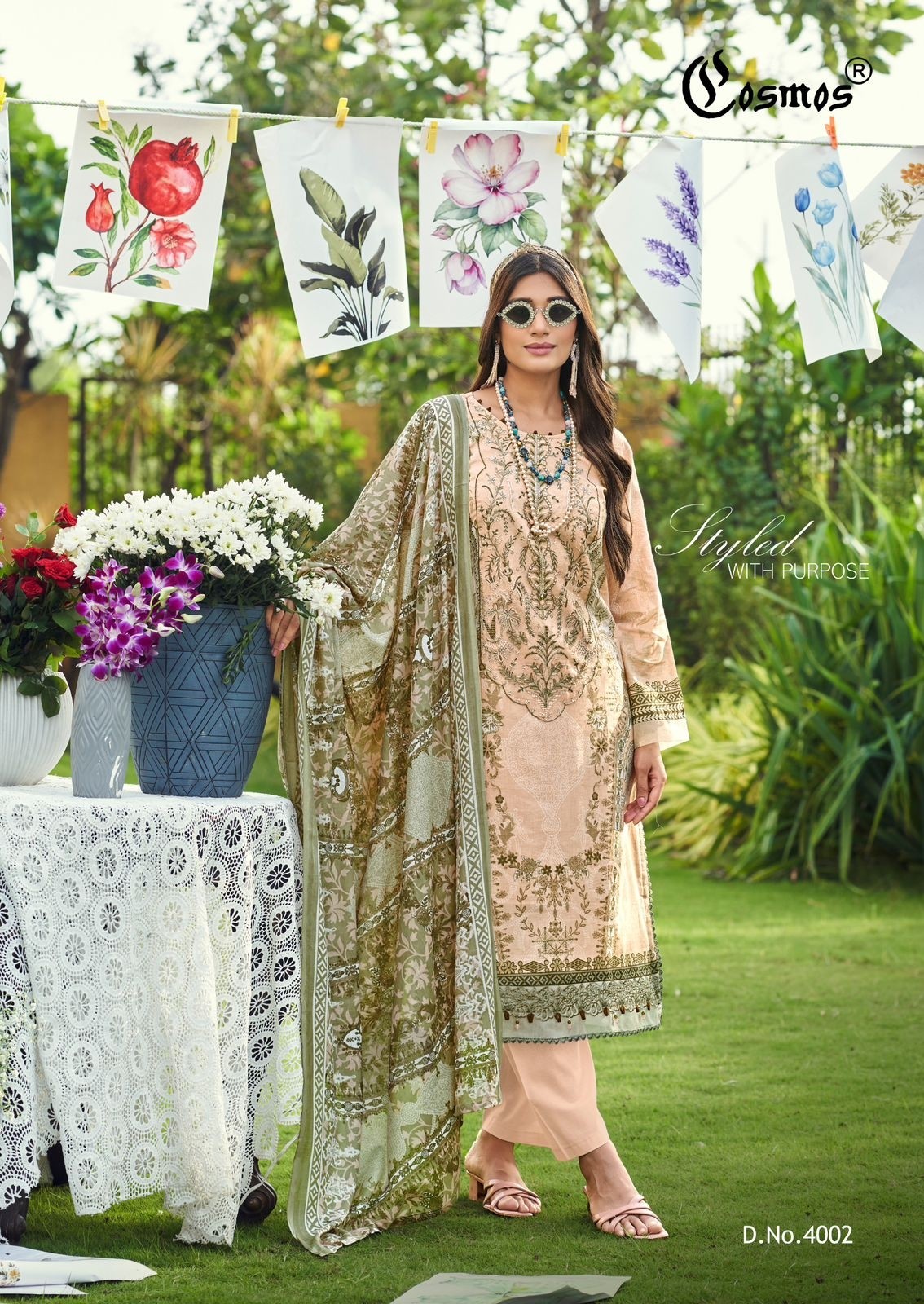Jazmin Vol-4 – Lawn Cotton Embroidered Collection