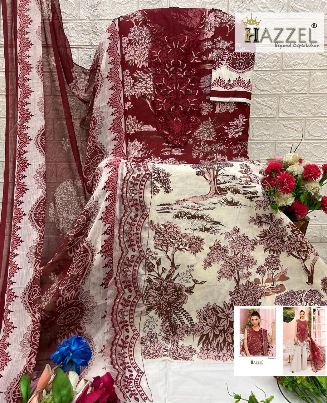 Maria B 0370 – Luxury Lawn Cotton Collection