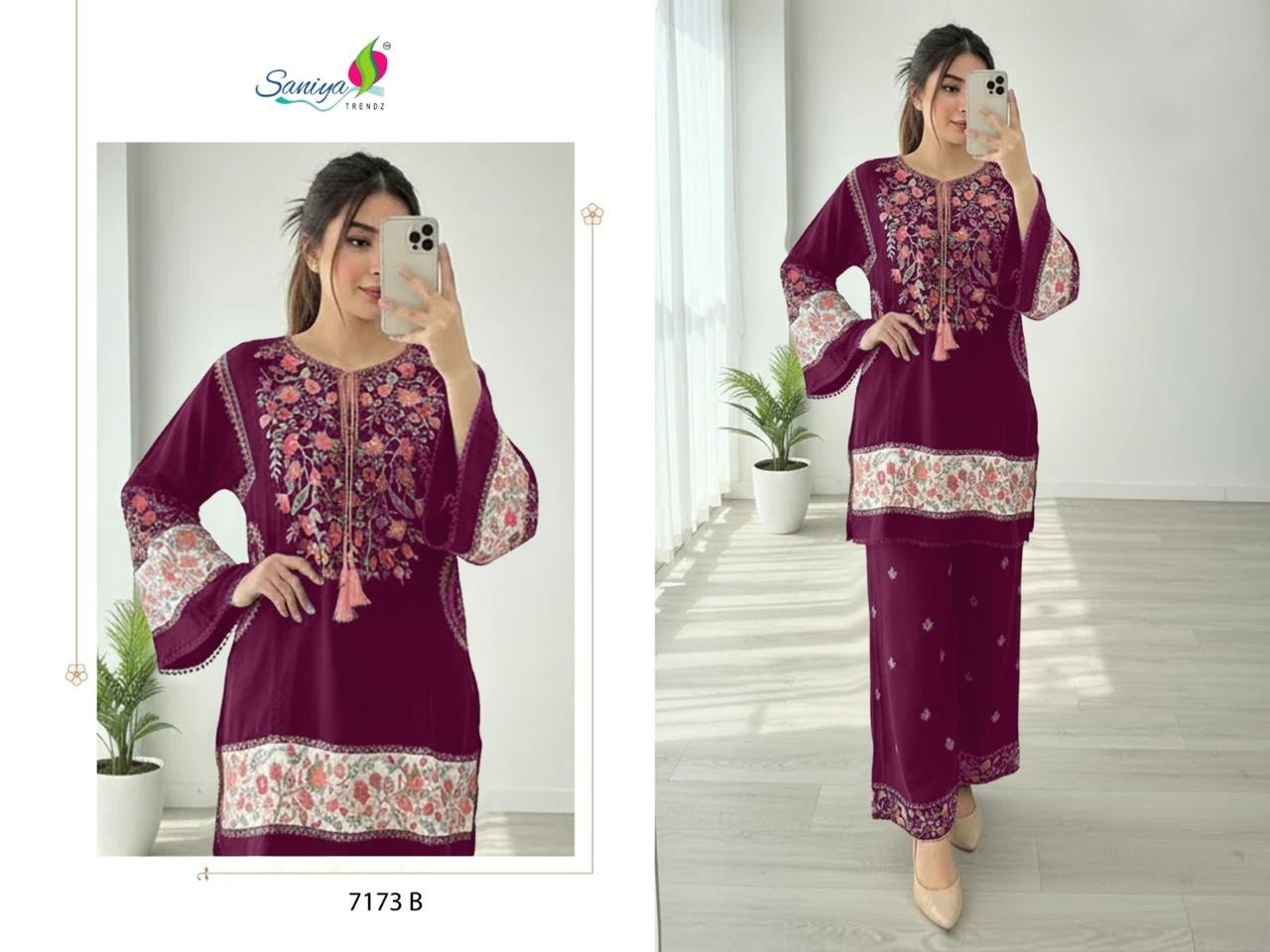 SANIYA TRENDZ – D.No. 7173