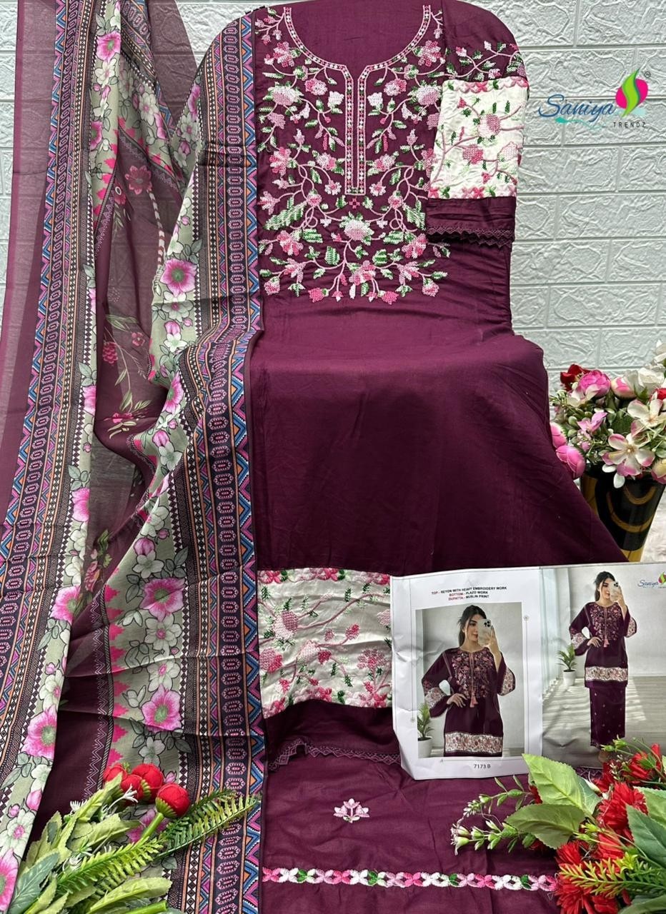 SANIYA TRENDZ – D.No. 7173