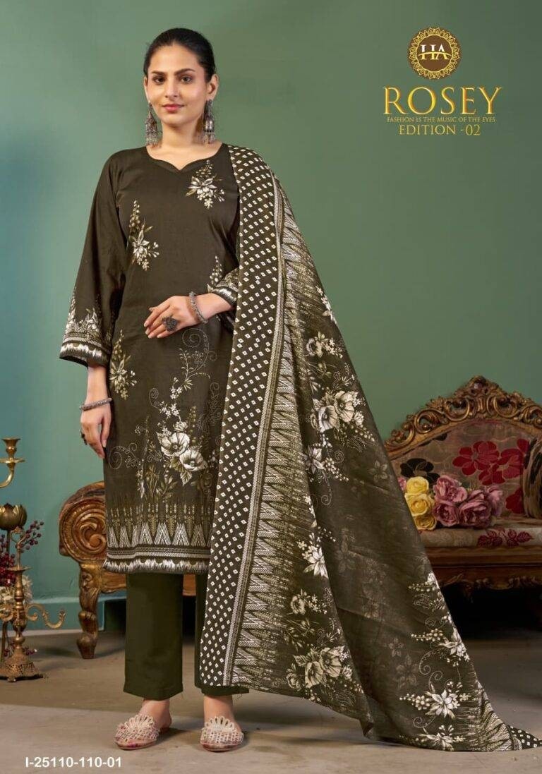 ROSEY-2 | Designer Print & Hand Work Collection
