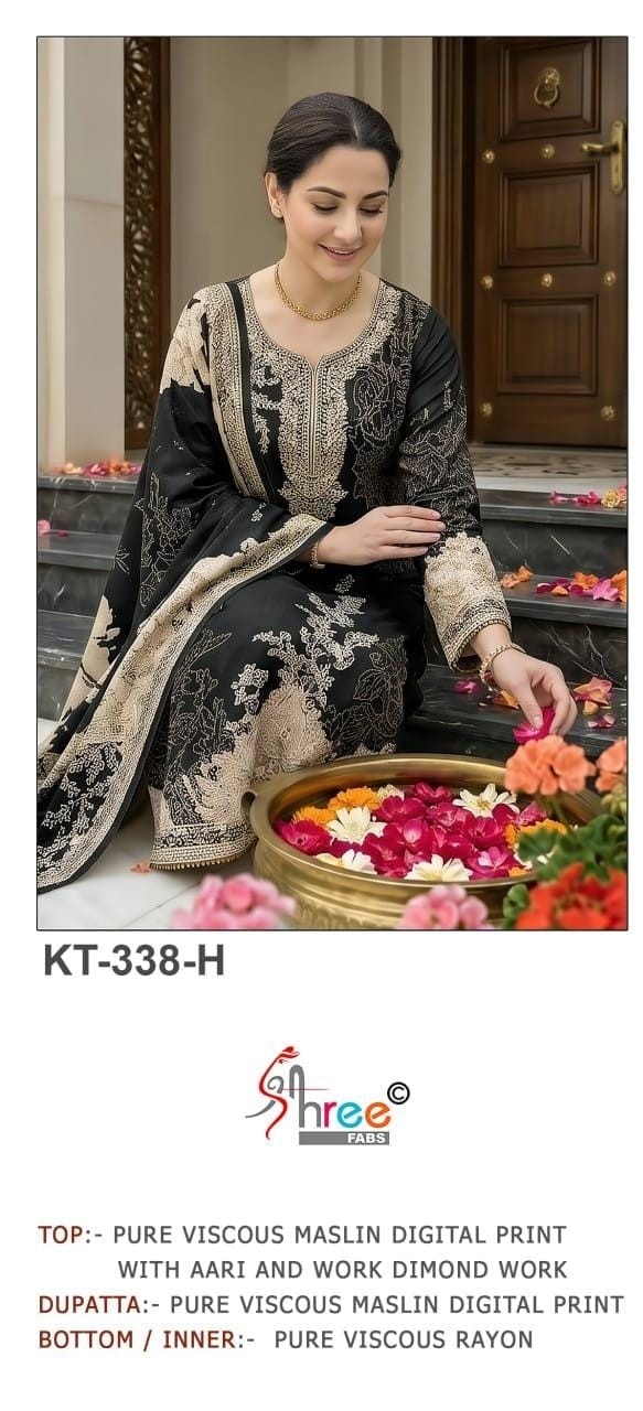 KT-338 | Digital Print & Hand Work Collection