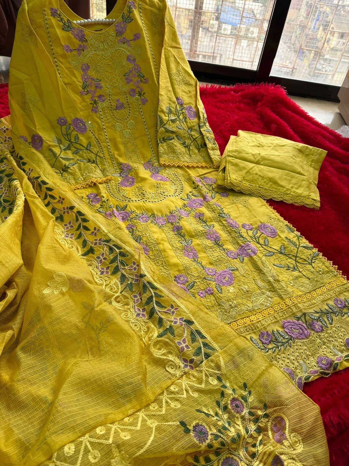 ZIAAZ | Heavy Cambric Cotton | Semi-Stitched