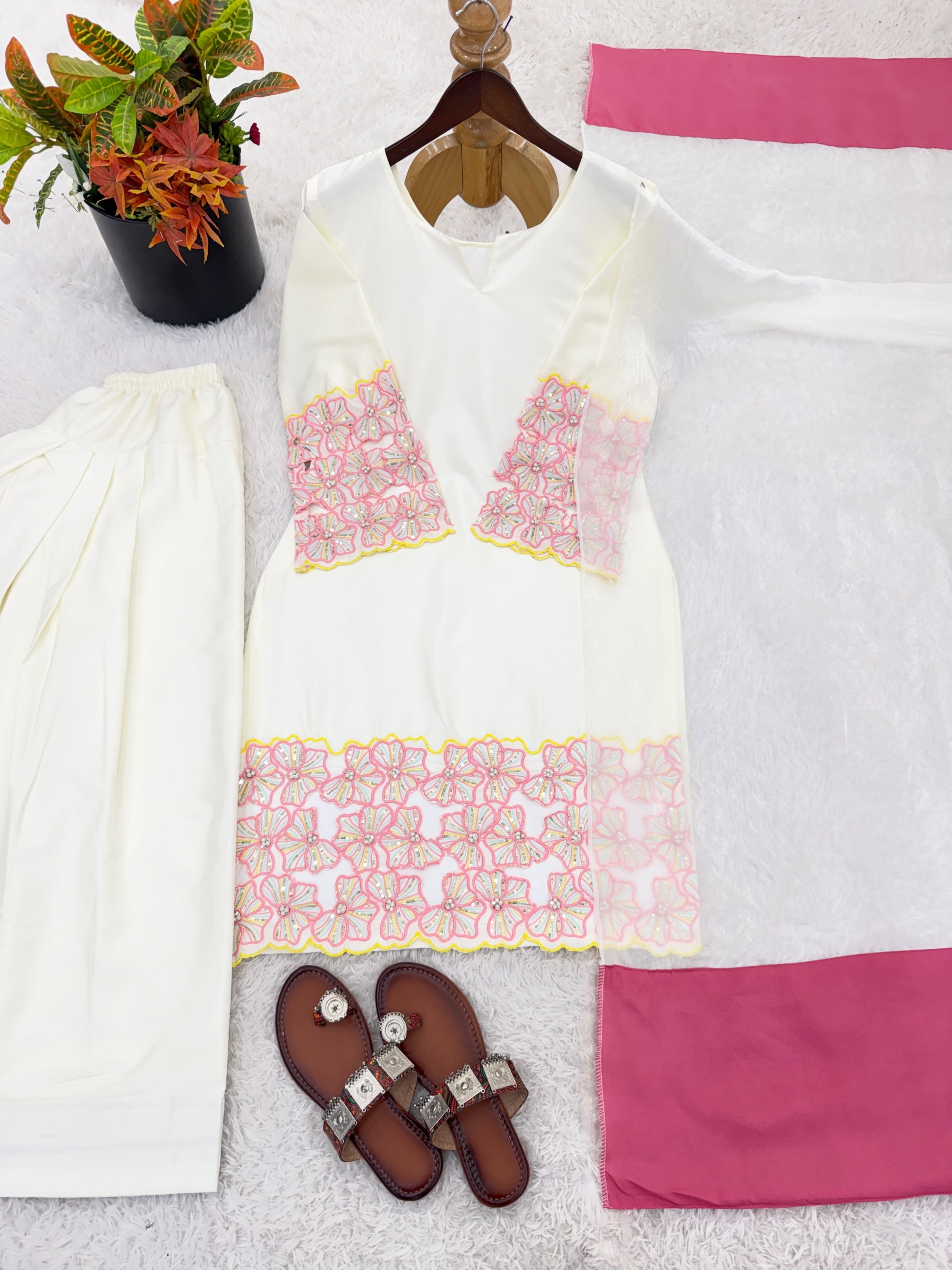 NSR-889 | Premium Designer Farshi Pant Suit