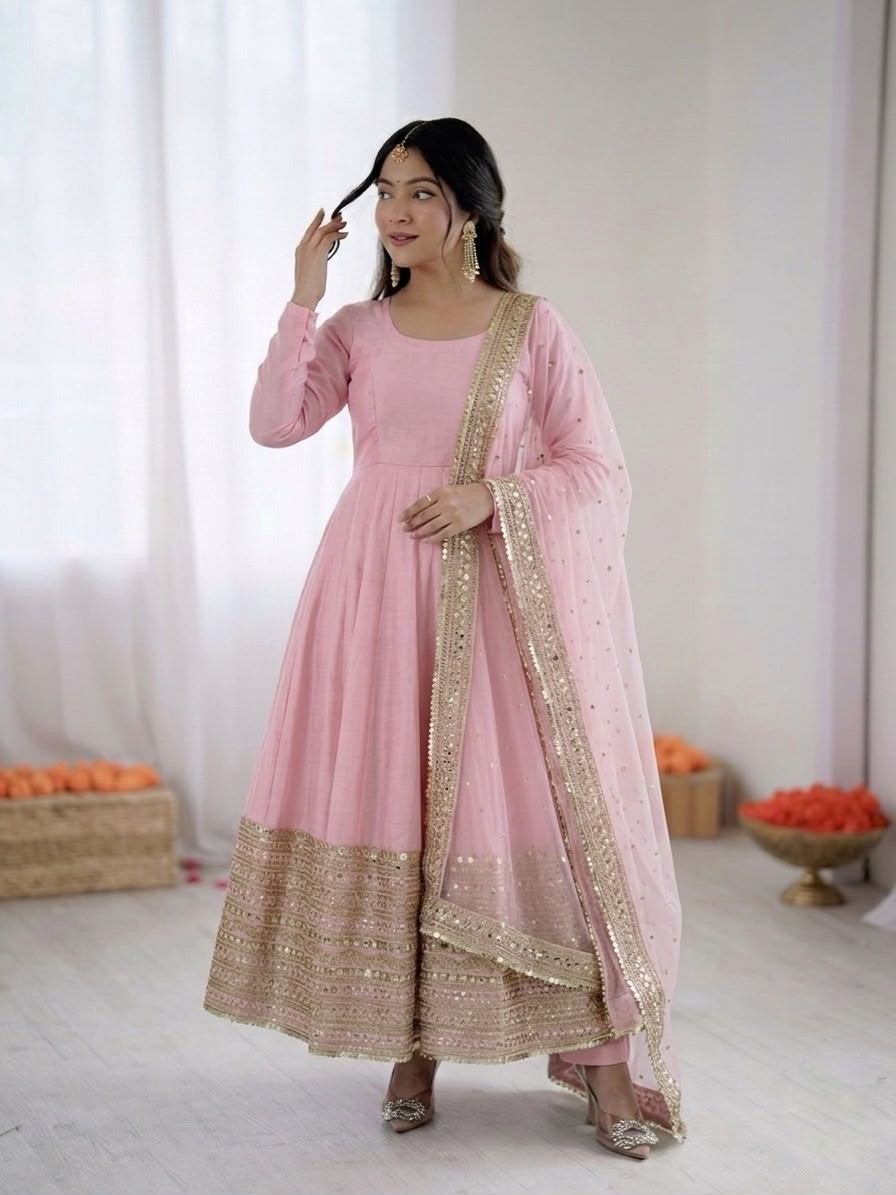 ZSR-3152 | Premium Anarkali Showroom Finished