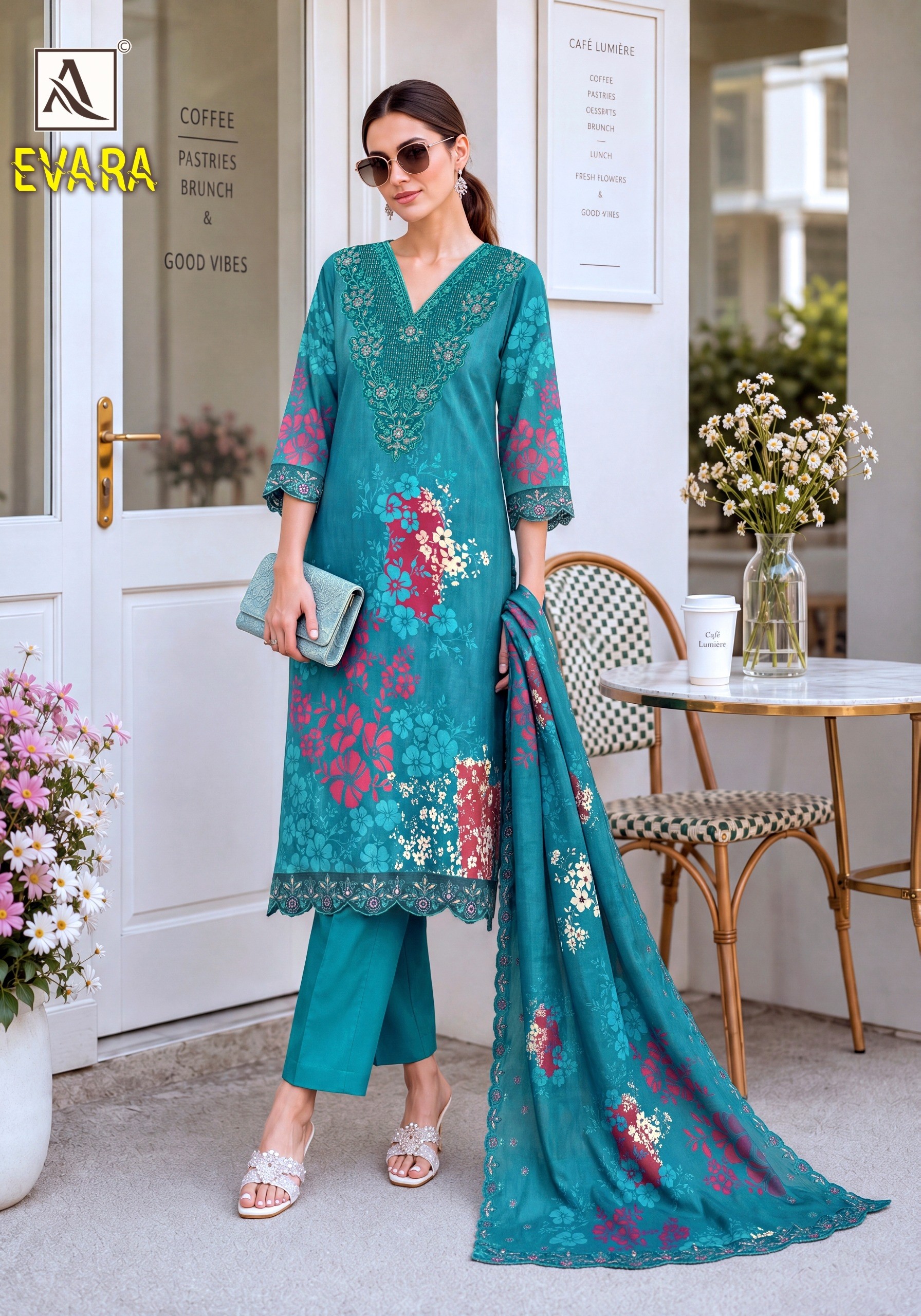 ALOK SUIT | EVARA Premium Designer Collection