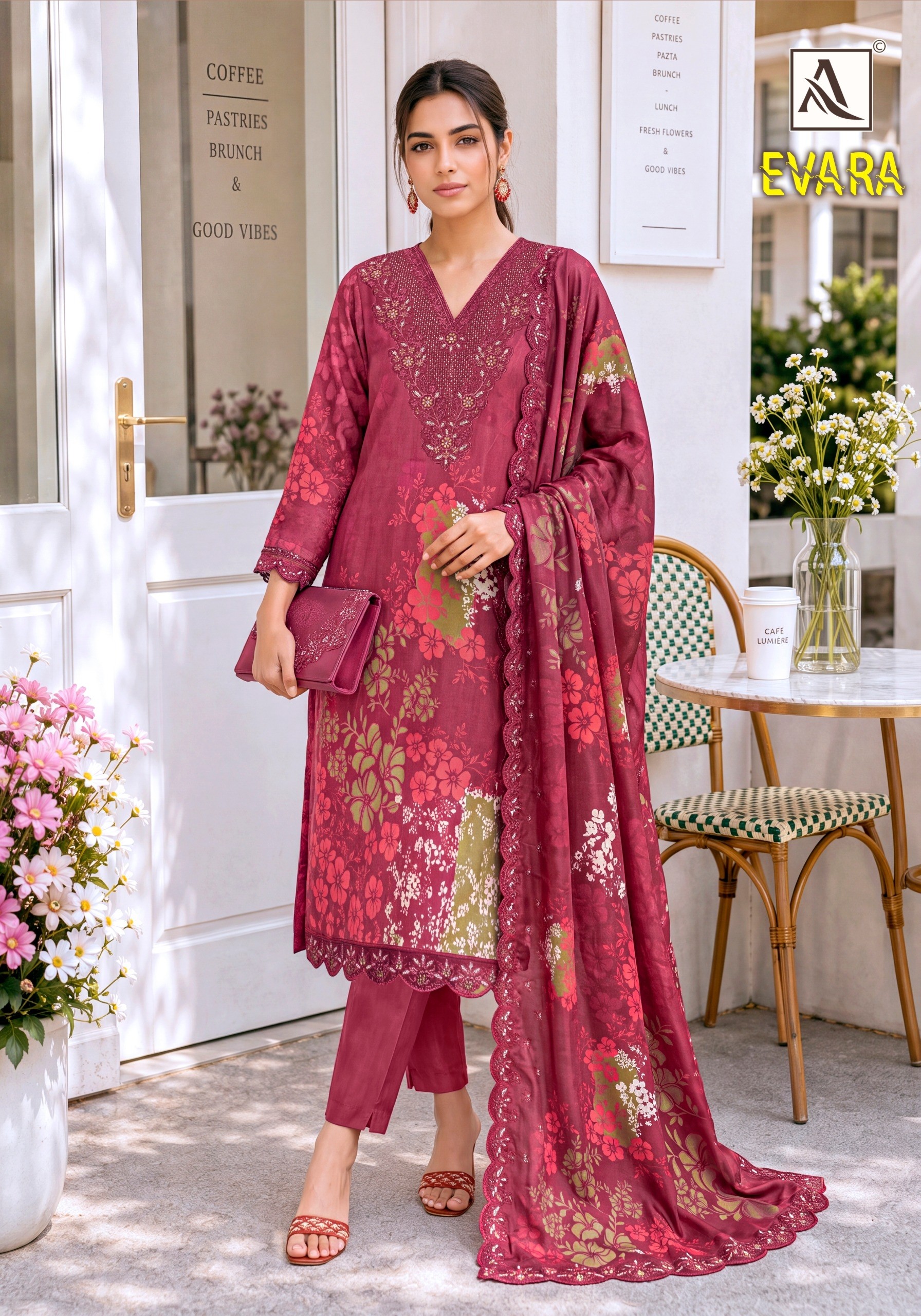 ALOK SUIT | EVARA Premium Designer Collection