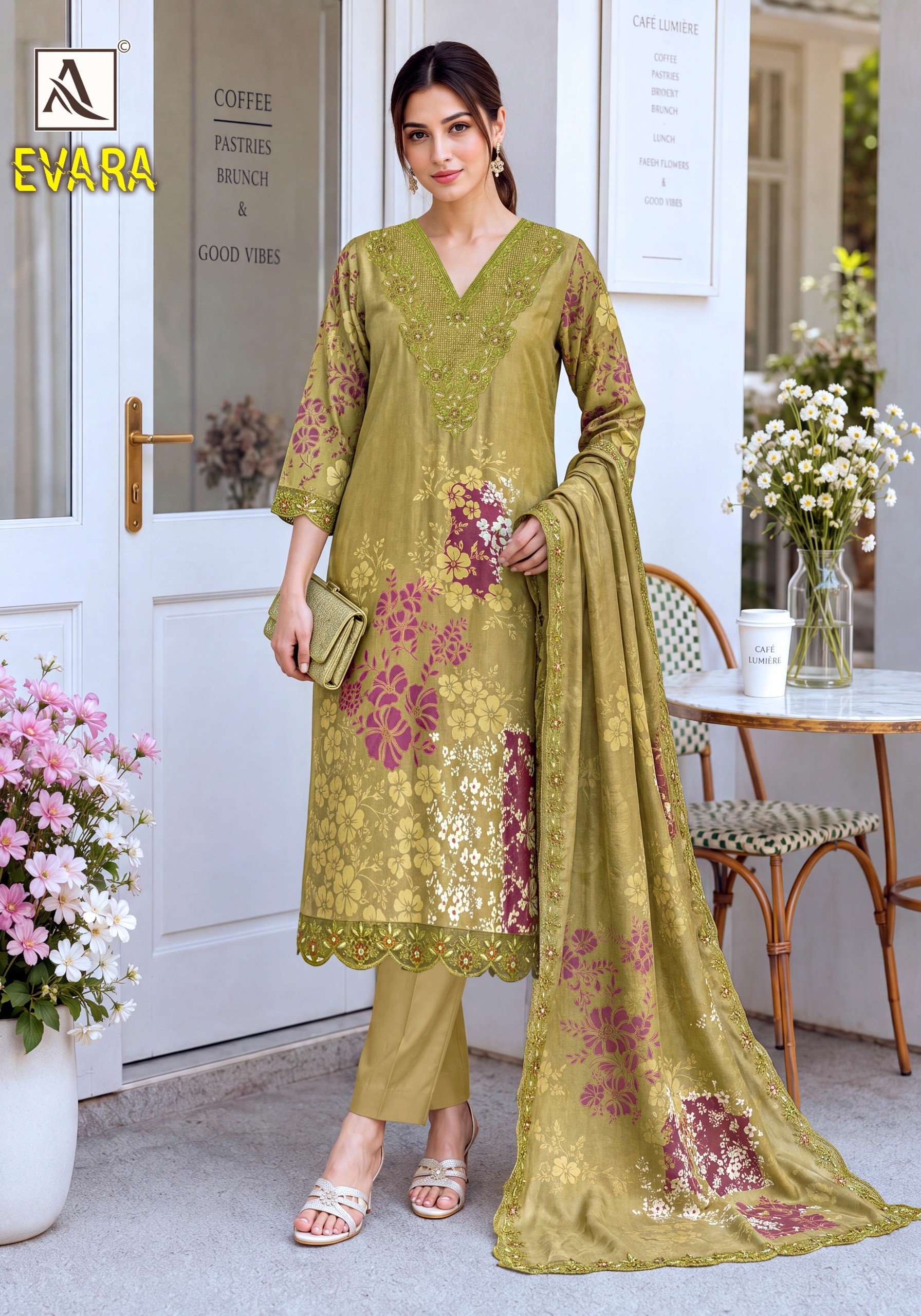 ALOK SUIT | EVARA Premium Designer Collection