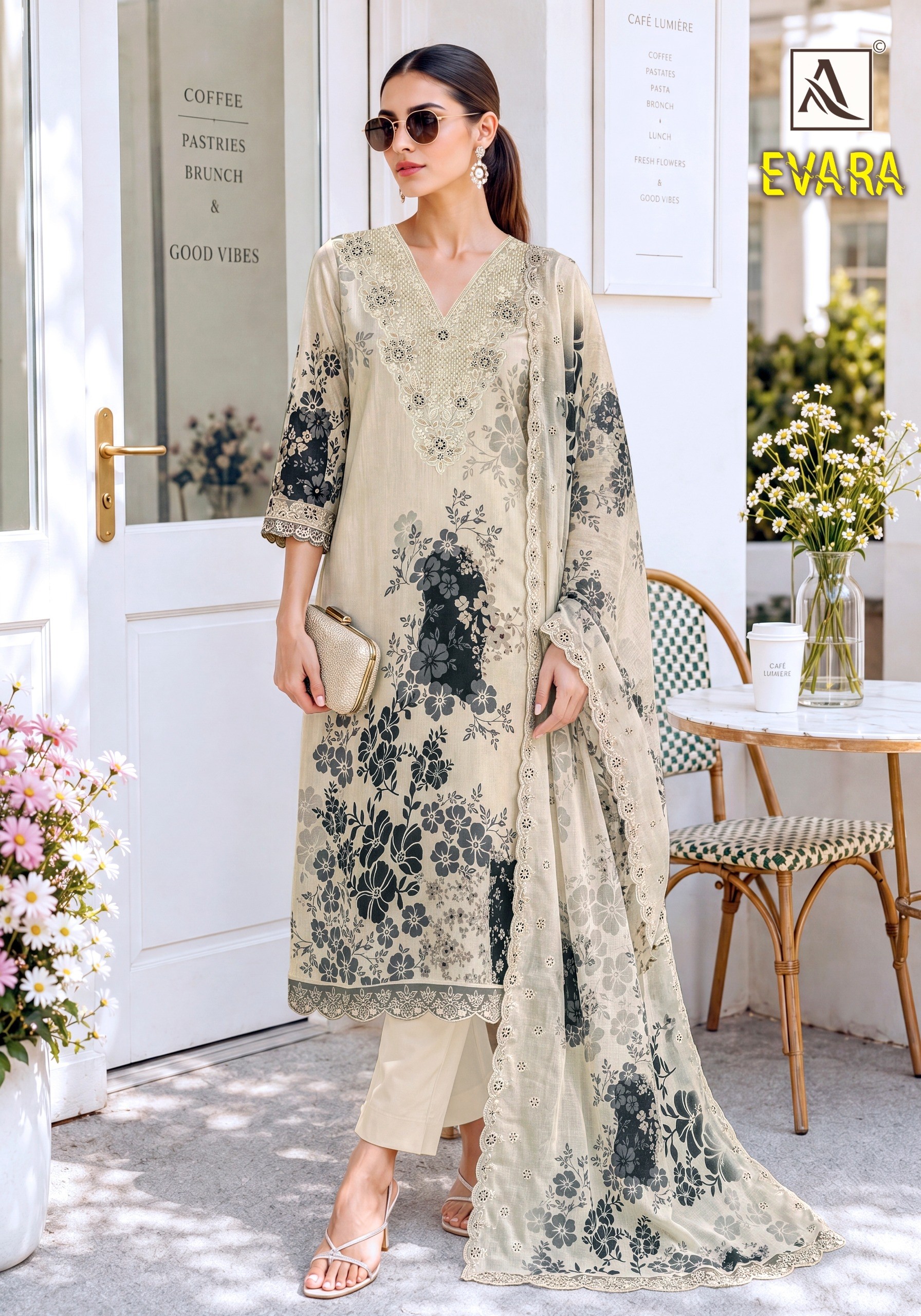 ALOK SUIT | EVARA Premium Designer Collection