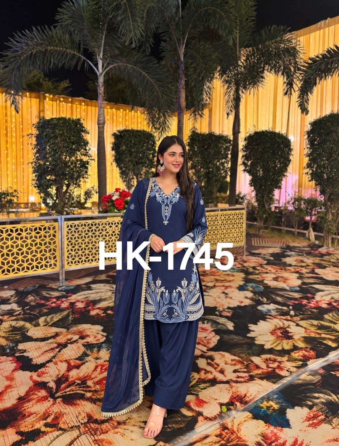 HK-1745 | Pakistani Farsi Salwar Collection