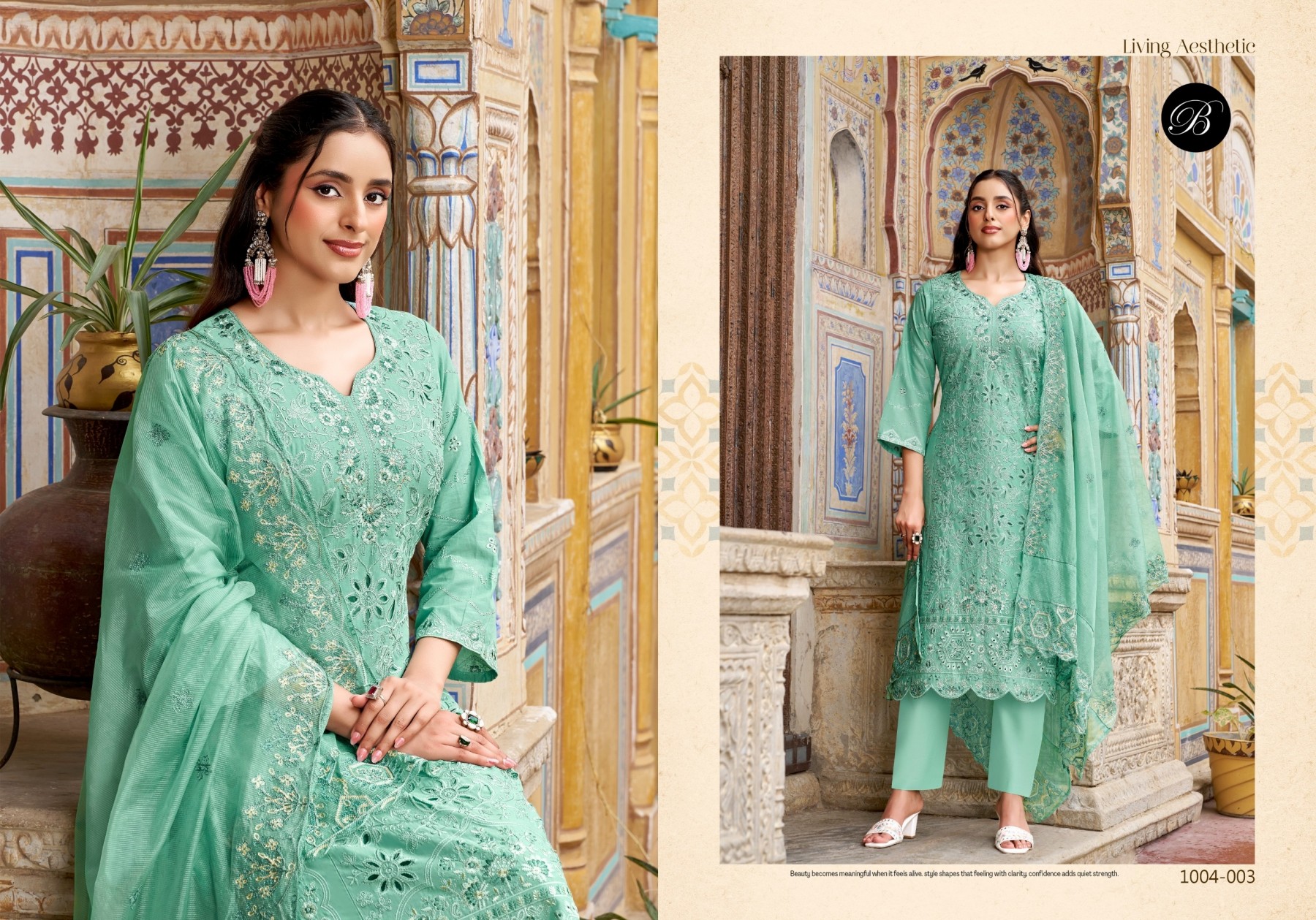 KHWAISH | Full Heavy Embroidery Cotton Lawn Collection