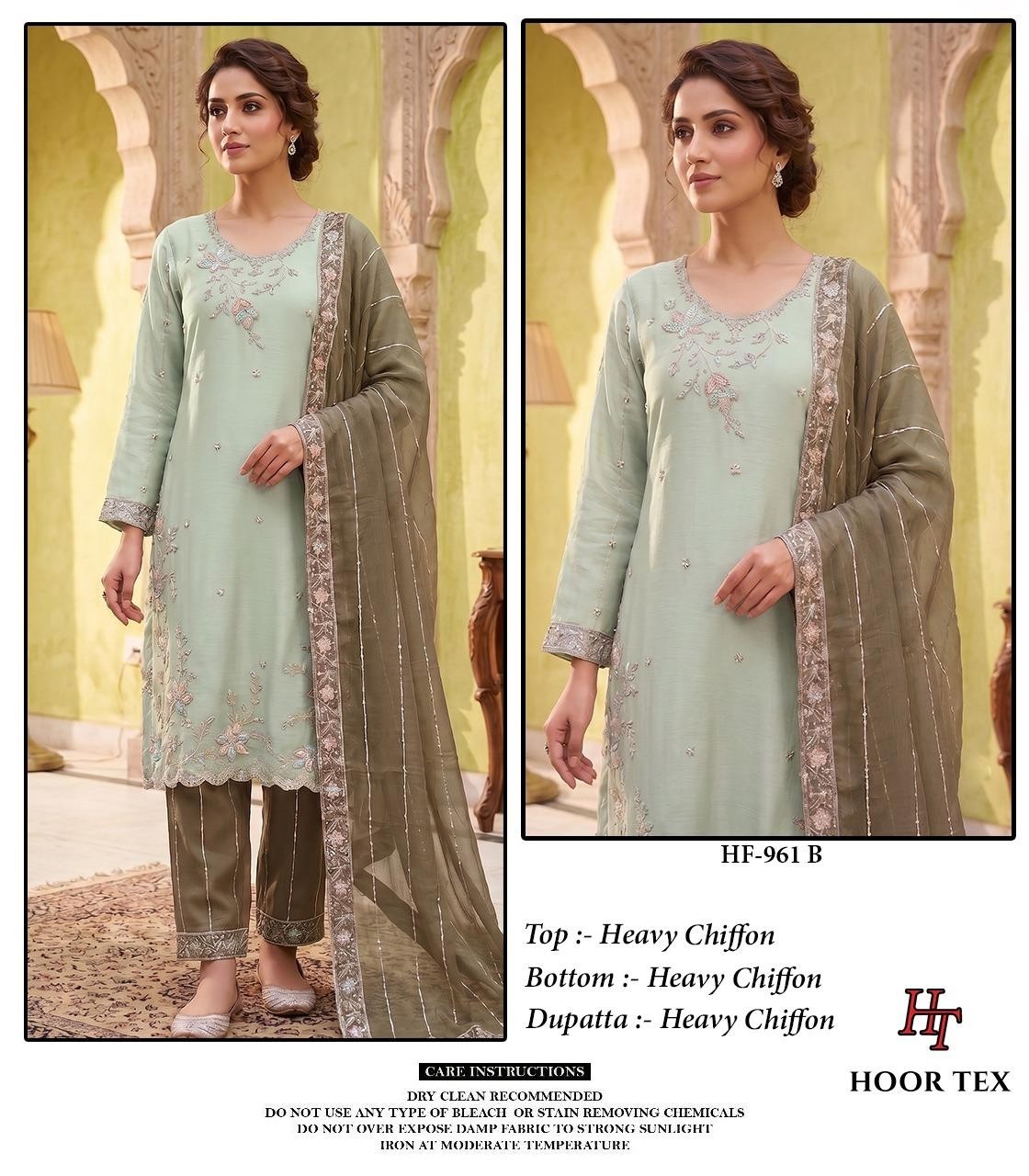 HF-961 Heavy Chiffon Pakistani Collection