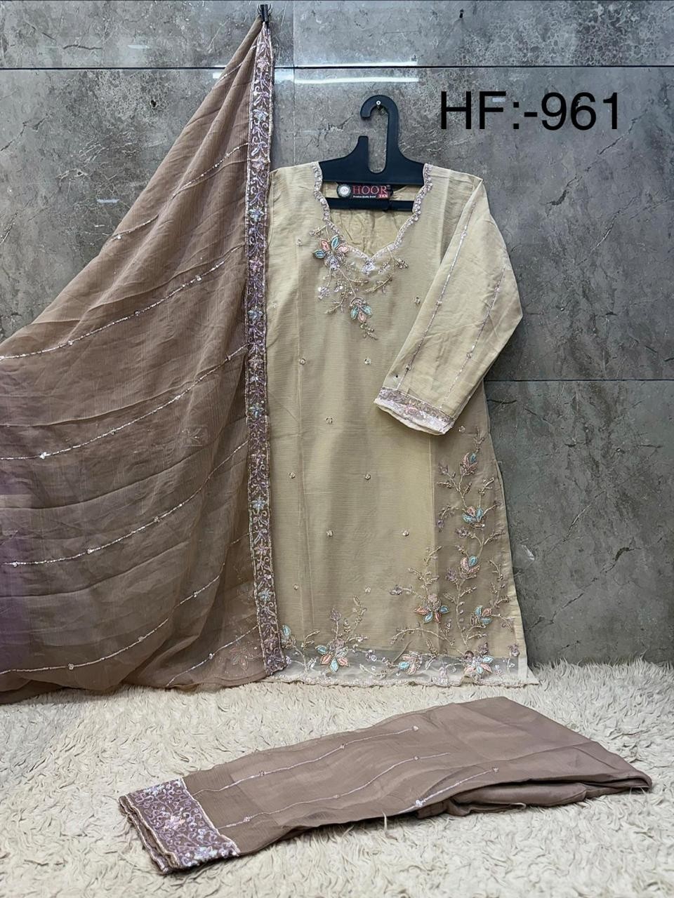 HF-961 Heavy Chiffon Pakistani Collection
