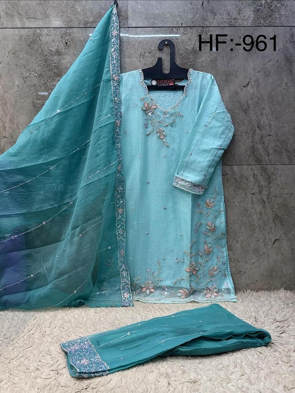 HF-961 Heavy Chiffon Pakistani Collection