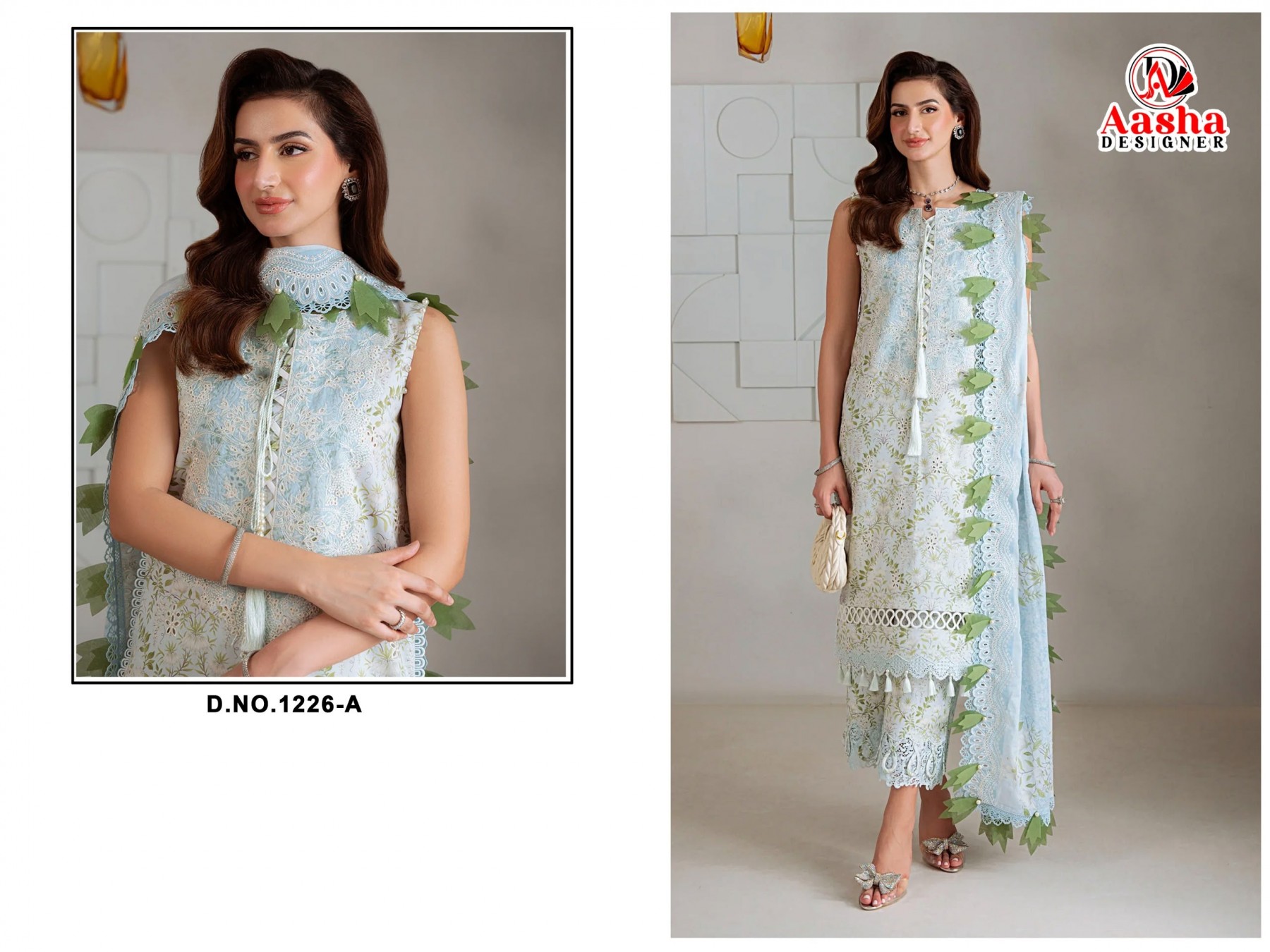 1226 (AB) Cotton Embroidered Collection