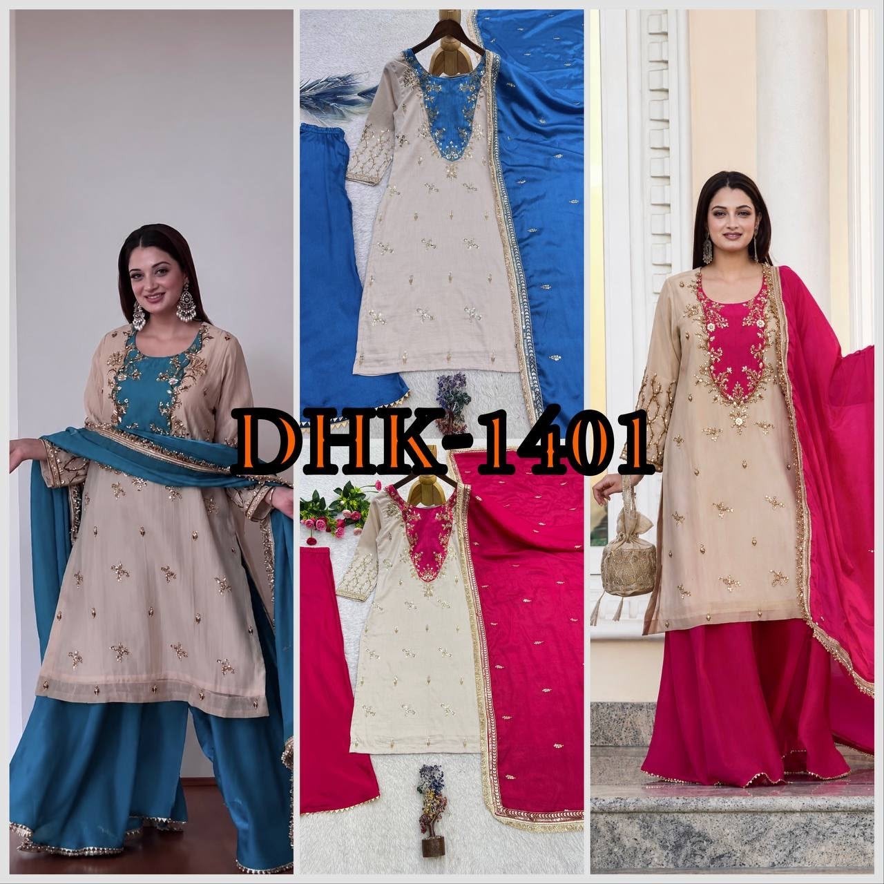 DHK-1401 Ready-to-Wear Embroidered Collection