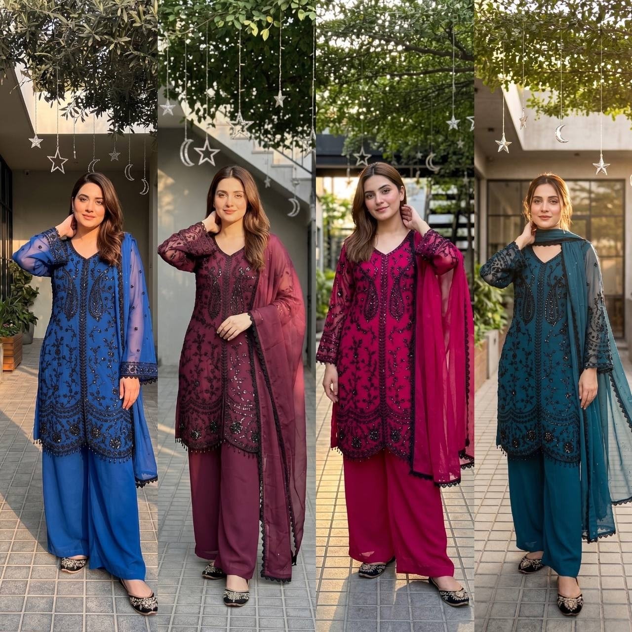 MT-1074 Heavy Faux Georgette Designer Collection