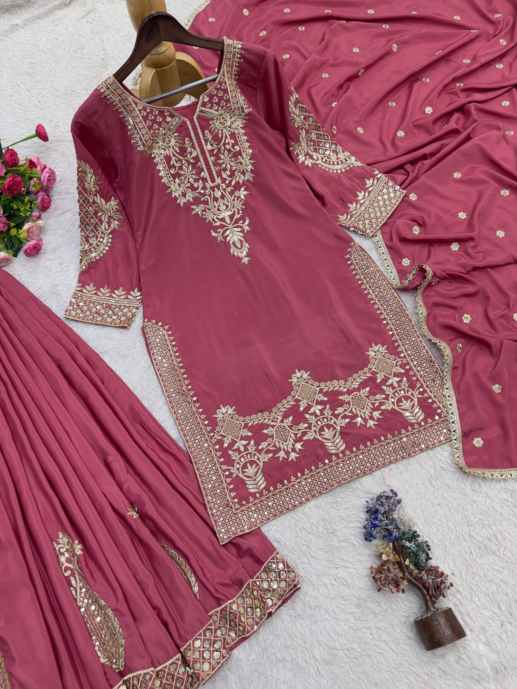 JL-1064 Natural Crepe Silk Designer Collection