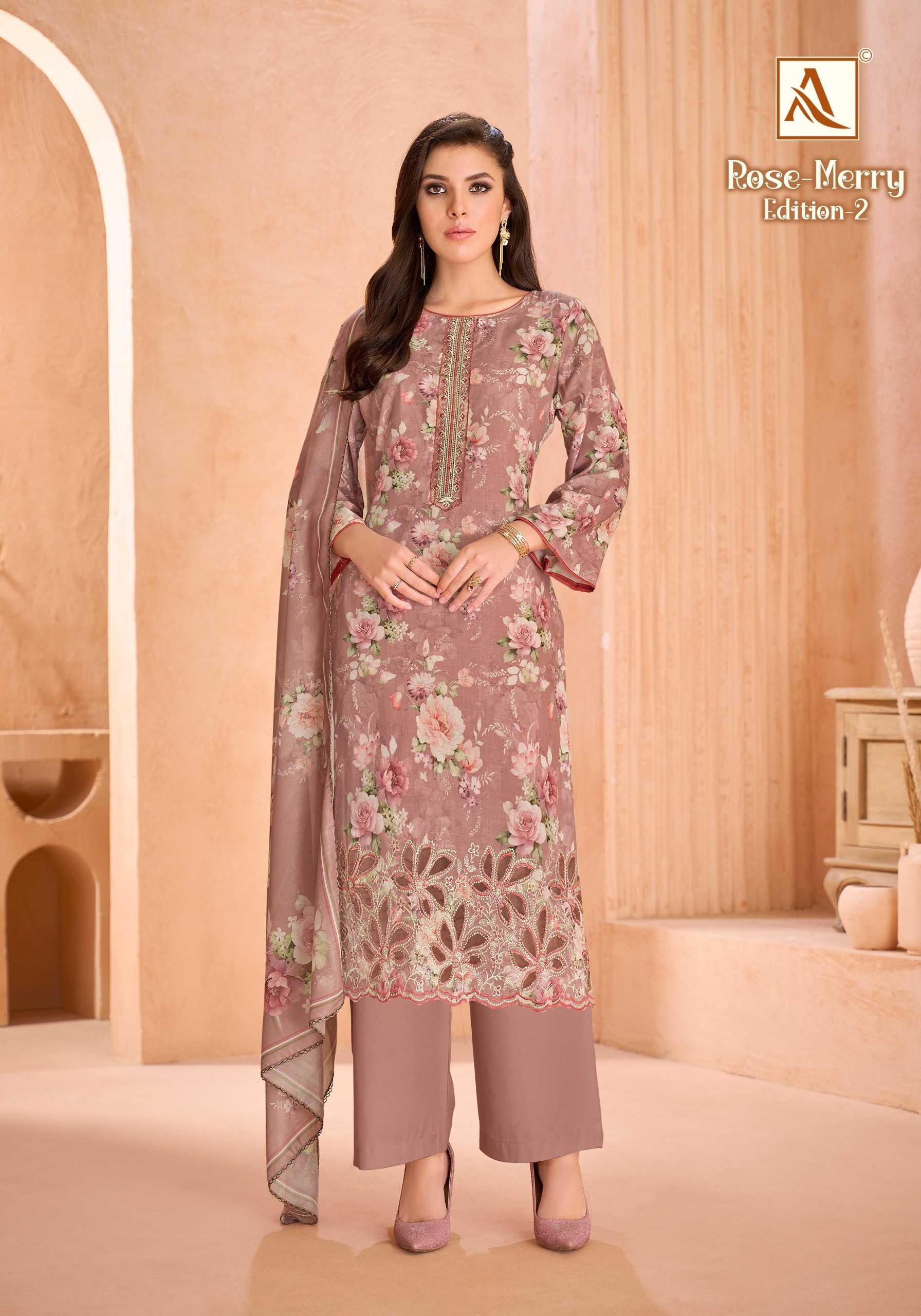 ALOK SUIT ROSE-MERRY-2 Designer Collection
