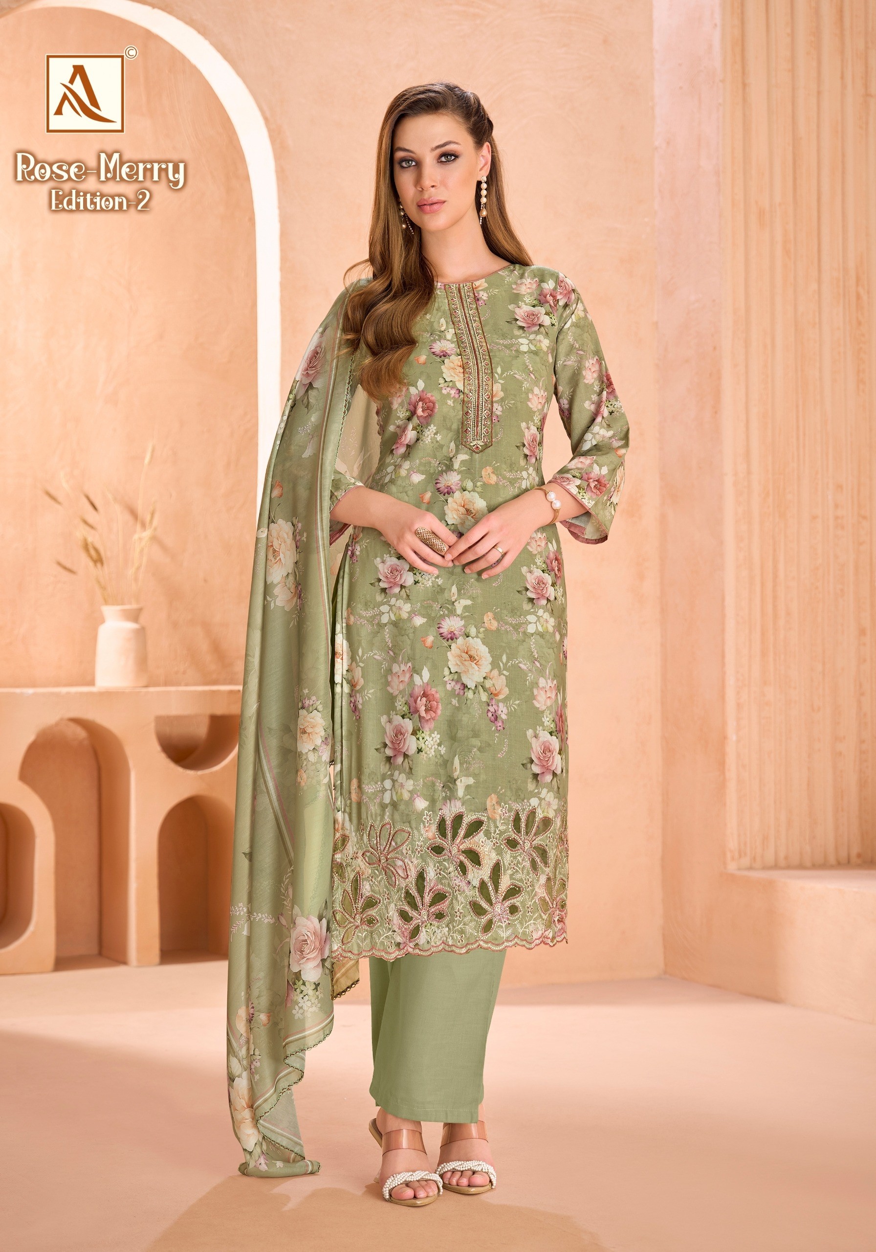 ALOK SUIT ROSE-MERRY-2 Designer Collection